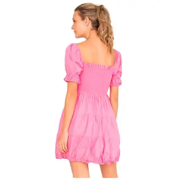 Vestido Corto Bondi Fucsia S