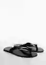 Sandalias Flipflea Negro Talla 41 Hombre Mango