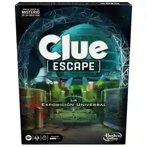 Hasbro Gaming Juego de Mesa Clue Escape la Exposición