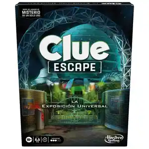 Hasbro Gaming Juego de Mesa Clue Escape la Exposición