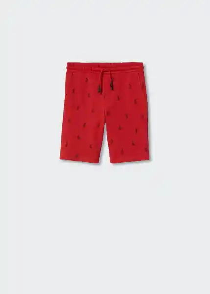 Bermuda Rabbity Rojo Talla 10 Niños Mango