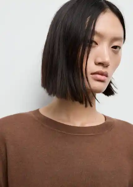 Jersey Lucca Tabaco Talla L Mujer Mango