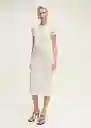 Falda Bonaga Vainilla Talla S Mujer Mango