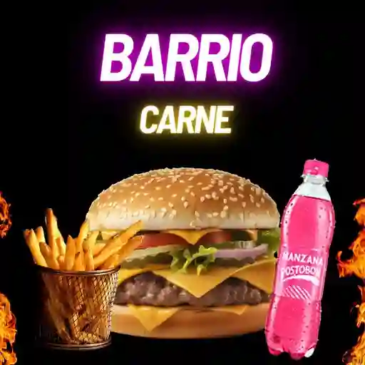 Combo hamburguesa barrio