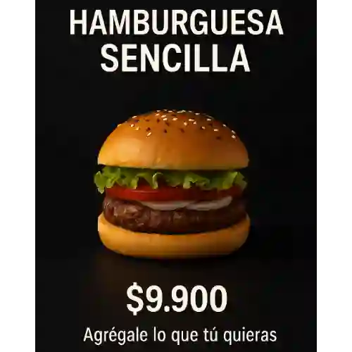 Hamburguesa Sencilla