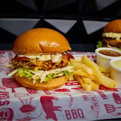 Hamburguesa pollo crispy