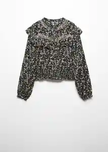 Blusa Alp Negro Talla 20 Teen Niñas Mango