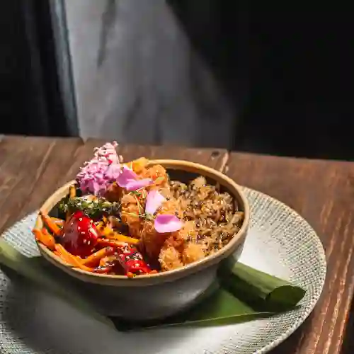 Donburi Pollo Al Panko