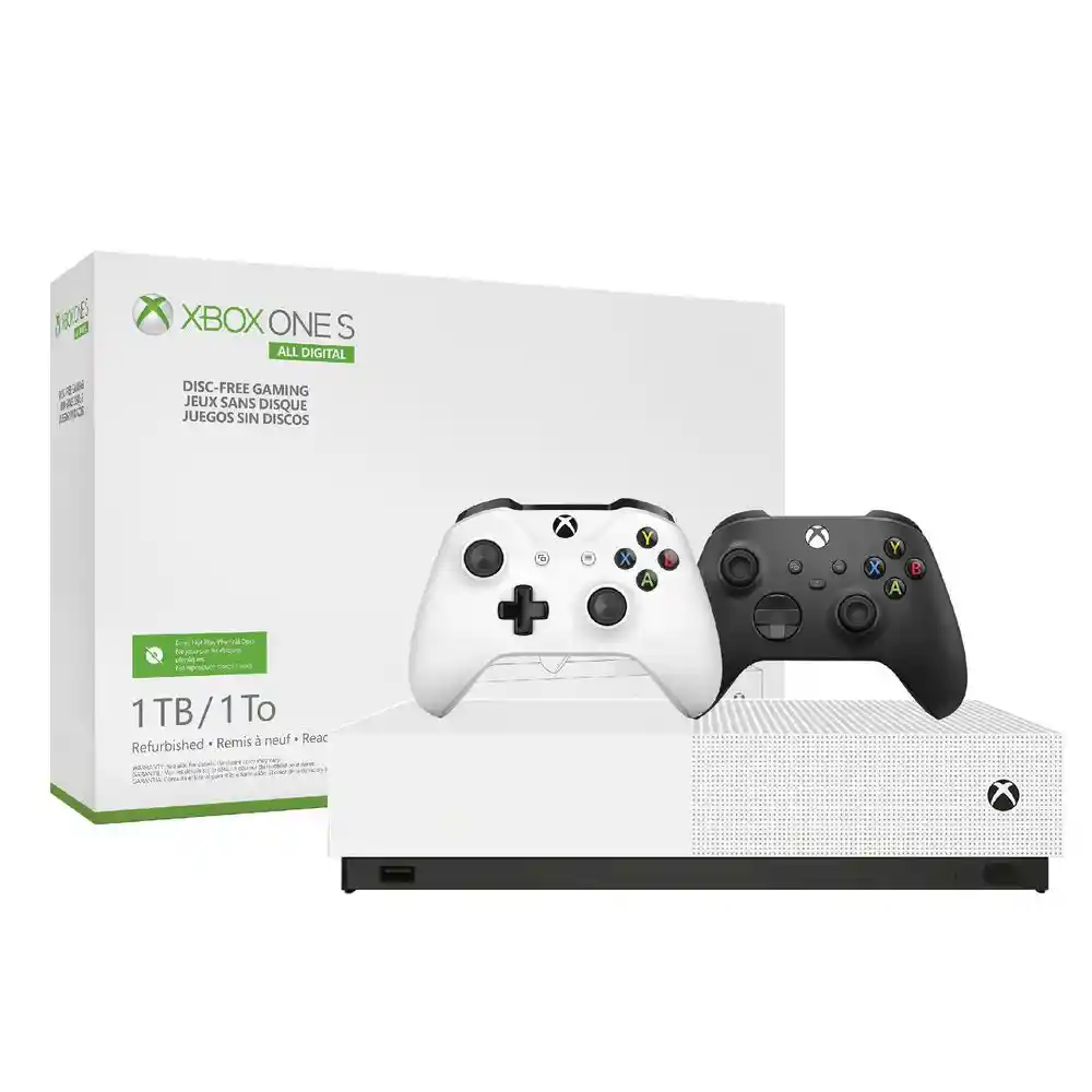 Xbox Consola Maverik All Digital 1TB Remanufacturada