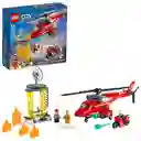 Lego Set de Construcción Helicóptero de Rescate de Bomberos