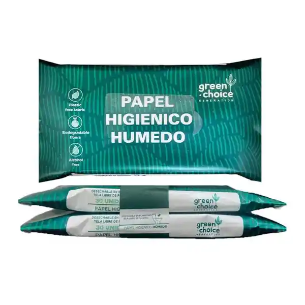 Pack Papel Higiénico Húmedo Green Húmedo Choice Generation