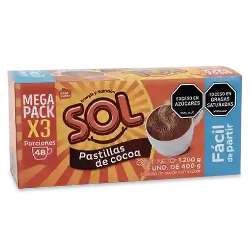 Sol Chocolate Pastilla