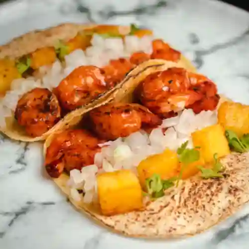 Tacos de Camarones Al Pastor