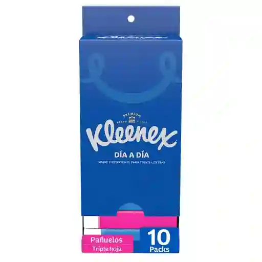Pañuelos Faciales Kleenex de Bolsillo 10 Und