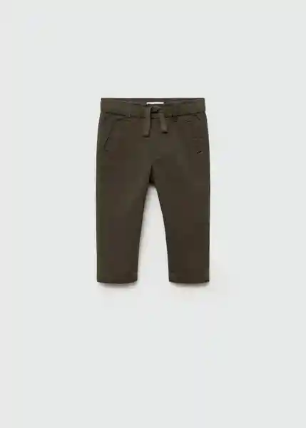 Pantalón Cord7 Musgo Talla 66 Niños Mango