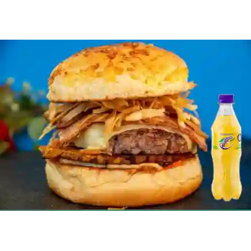 Combo Hamburguesa Criolla + Quatro Original 400ML