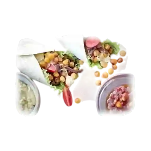 Combo de Wrap de Falafel