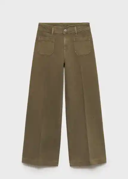 Jean Jessie Khaki Talla 32 Mujer Mango