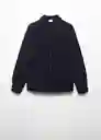 Buzo Sudadera Alludias Navy Talla S Hombre Mango