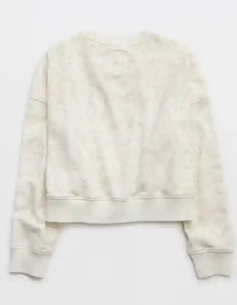 Buzo Blanco Talla: SMALL Aerie 3636125 American Eagle