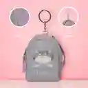 Monedero Disney Cat Colección Lucifer Mochila Gris Miniso