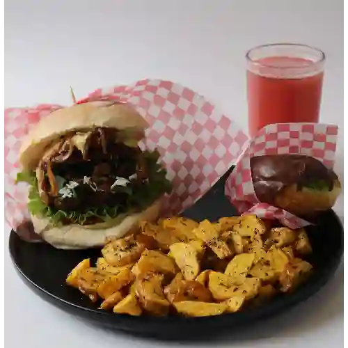 Burguesa Mega Combo (veganburguerfest)