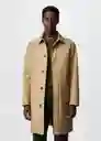 Parka Cambrils Camel Talla S Hombre Mango