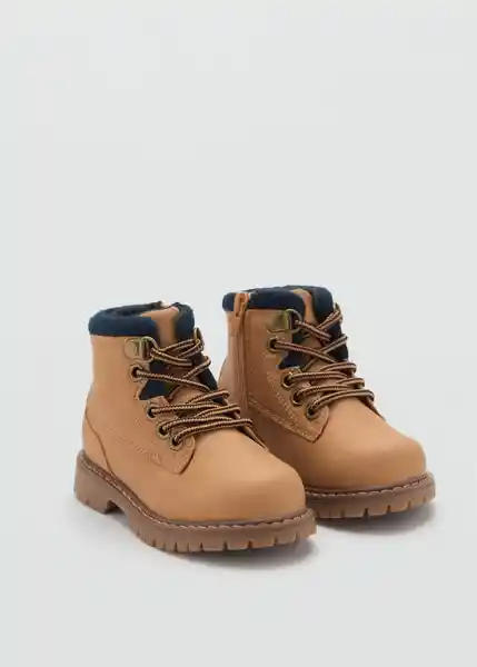 Botines Benb Camel Talla 26 Niños Mango