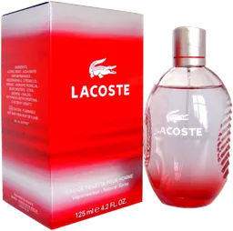 Lacoste Loción Perfume Red 125Ml Hombre Original Garantizada