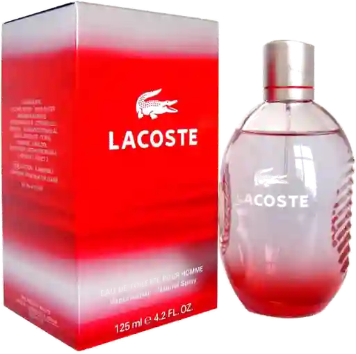 Lacoste Loción Perfume Red 125Ml Hombre Original Garantizada