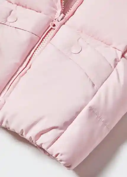 Abrigo Anorak Julong5 Rosa Light Talla 66 Niña Mango