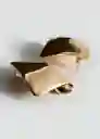 Pendientes Leire Oro Talla 99 Mujer Mango