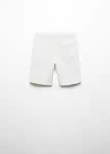 Short Evertb Off White Talla 10 Niños Mango