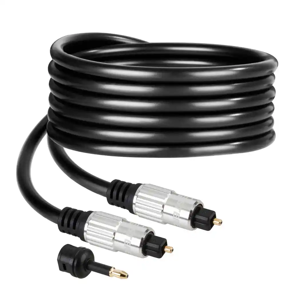 Cable Toslink de Fibra Óptica Para Audio Digital de 2 m