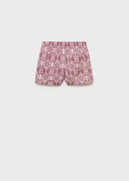 Short Bañador Auribb Vino Talla 67 Niños Mango