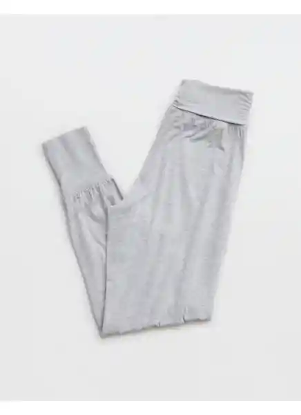 Pantalón de Pijama Aerie Gris Talla MEDIUM American Eagle