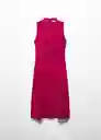 Vestido Susa-W Fucsia Talla M Mujer Mango