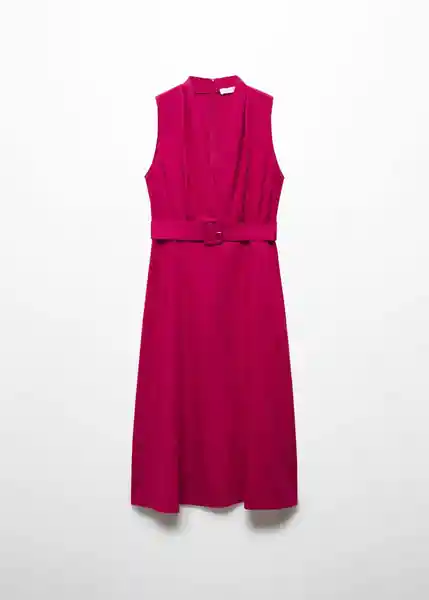 Vestido Susa-W Fucsia Talla M Mujer Mango