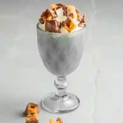 Malteada de waffle