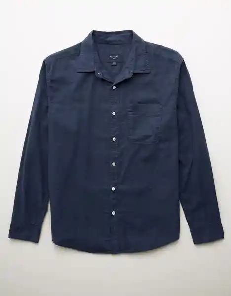 Camisa Hombre Azul Talla: LARGE 2831410 American Eagle
