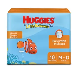 Pañales Huggies Little Swimmers Etapa 2-3/M-G 10 Und