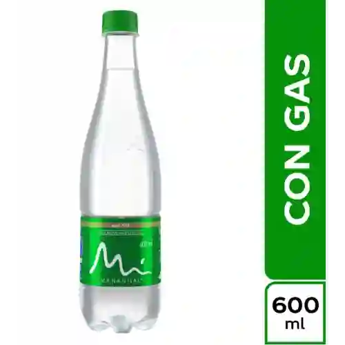 Agua Manantial con Gas 600 ml