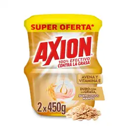 Lavaplatos en Crema Axion Avena y Vitamina E 450g x 2und