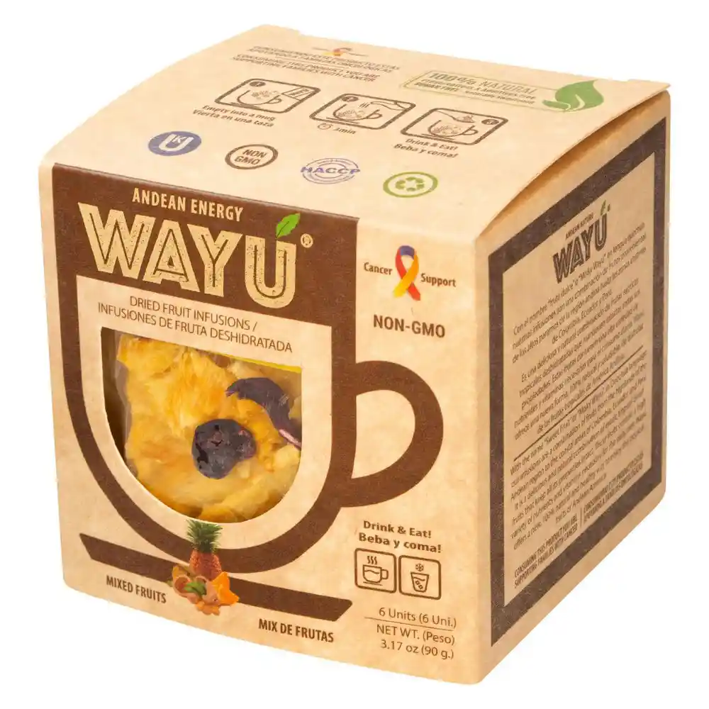 Wayú Infusión de Frutas Deshidratadas Mix