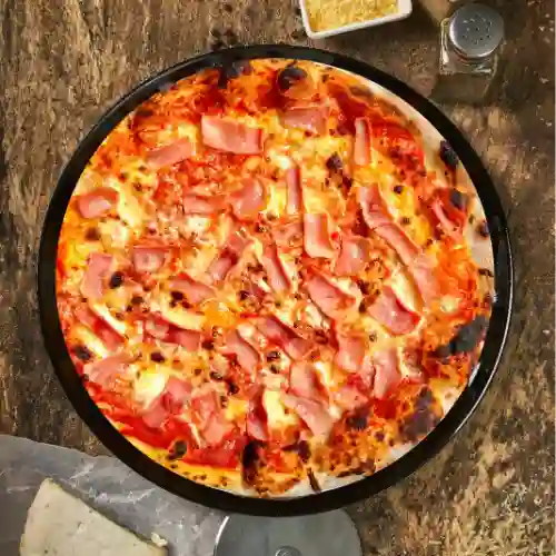 Pizza Jamón y Queso (8 Porciones)
