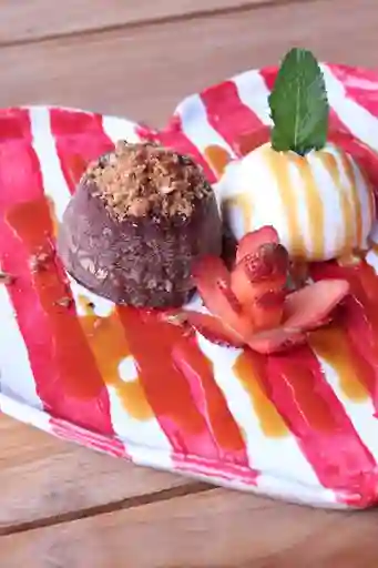 Brownie con Helado