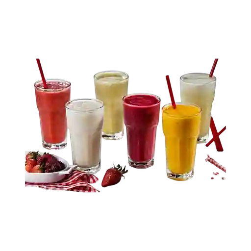Jugo de Fresa en Leche