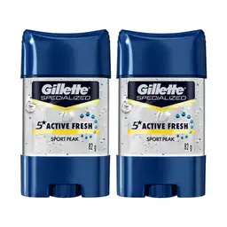 Gillette Desodorante Specialized Gel Sport Peak 82