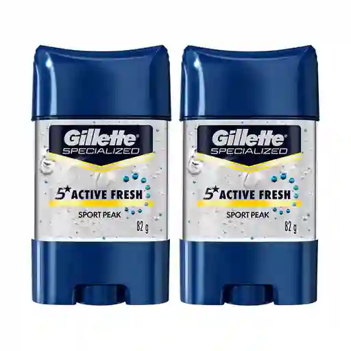Gillette Desodorante Specialized Gel Sport Peak 82