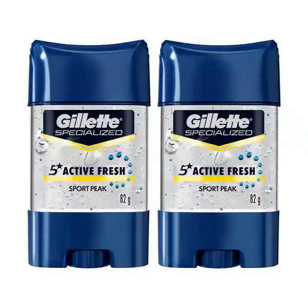 Gillette Desodorante Specialized Gel Sport Peak 82